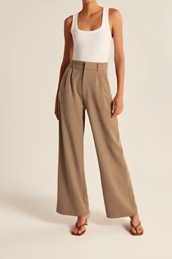 Ashcroft | Wide-Leg Tailored Trousers