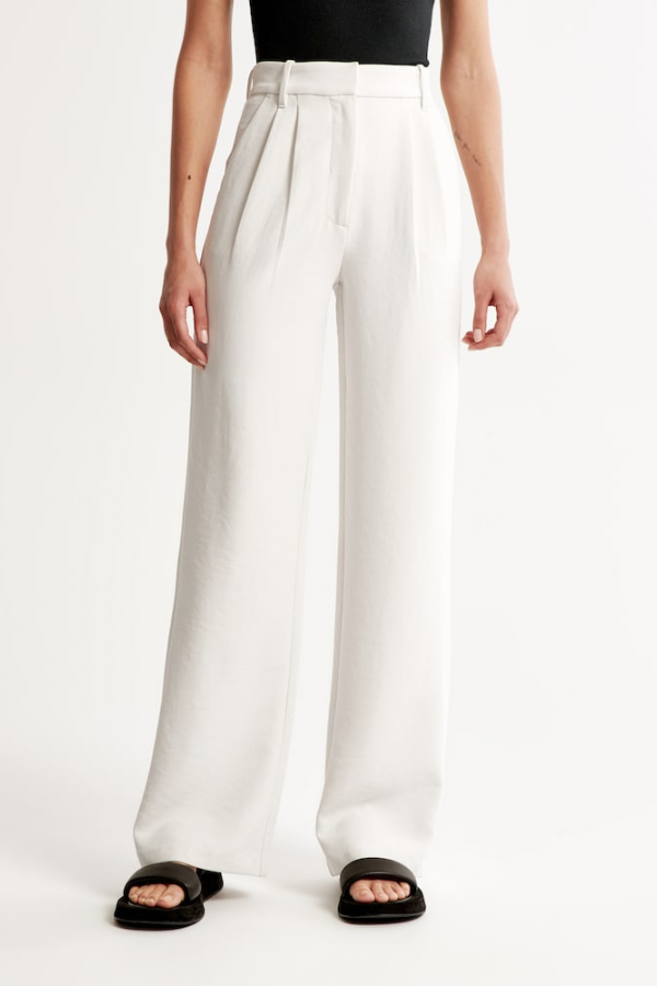 Ashcroft | Wide-Leg Tailored Trousers