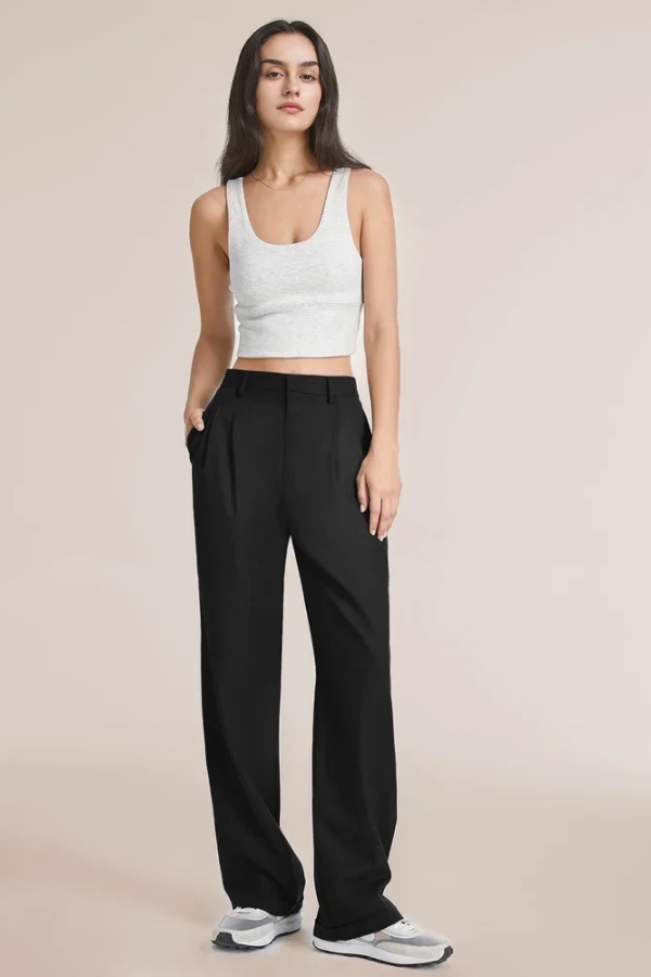 Ashcroft | Wide-Leg Tailored Trousers