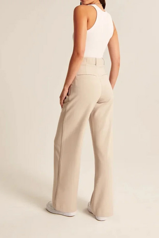 Ashcroft | Wide-Leg Tailored Trousers