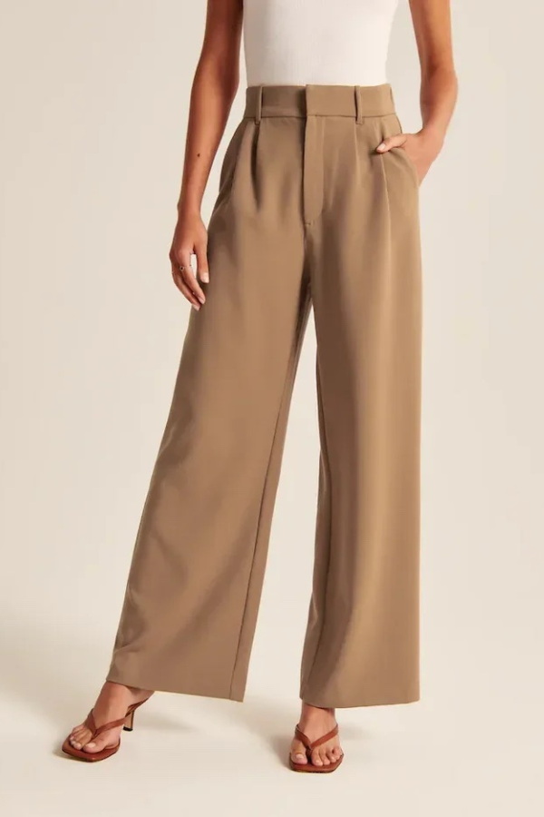 Ashcroft | Wide-Leg Tailored Trousers