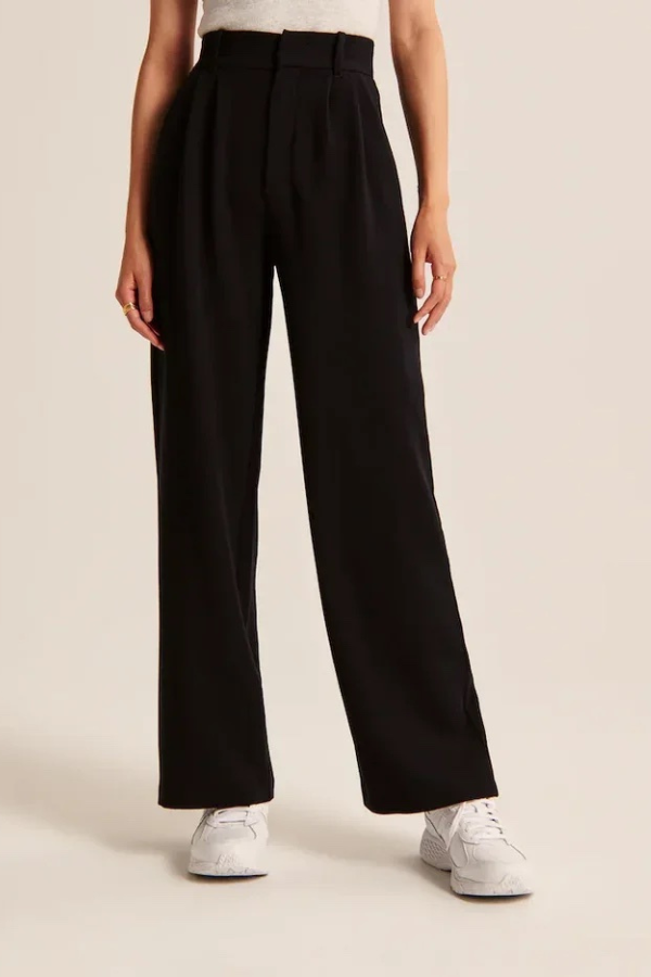 Ashcroft | Wide-Leg Tailored Trousers