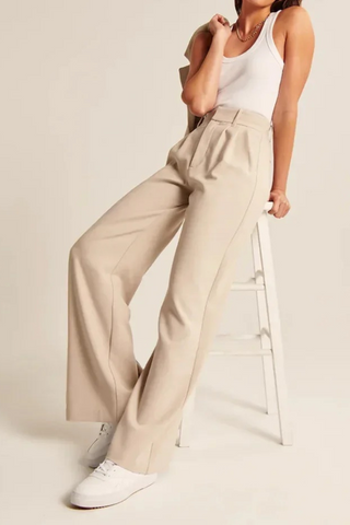 Ashcroft | Wide-Leg Tailored Trousers