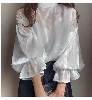 Talía | Floral Long-Sleeve Blouse
