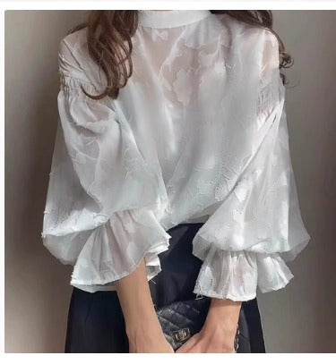 Talía | Floral Long-Sleeve Blouse