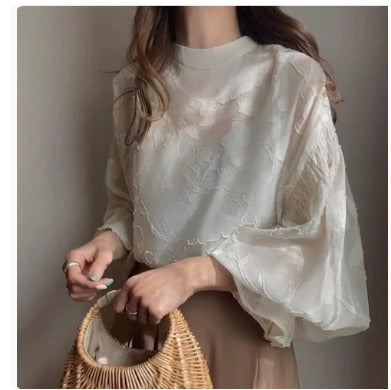 Talía | Floral Long-Sleeve Blouse
