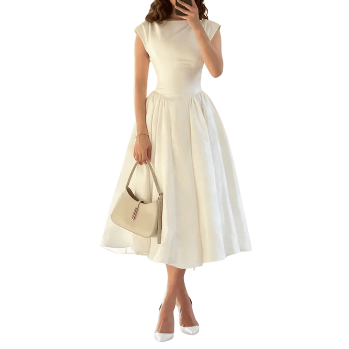 Ashcroft Sleek Open-Back Maxi Dress
