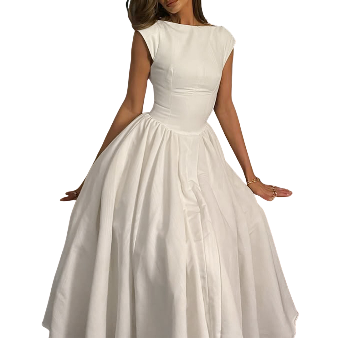 Ashcroft Chic Bardot Backless Maxi Dress – view 4