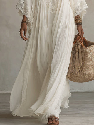 Ashcroft | Chiffon Lace Maxi Dress