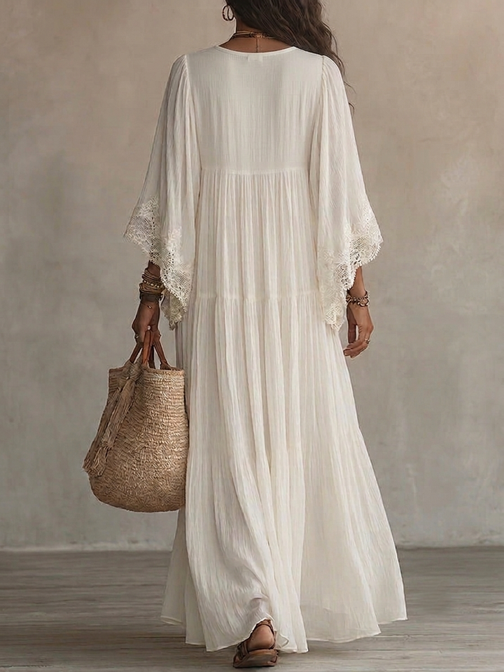 Ashcroft | Chiffon Lace Maxi Dress