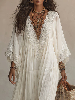 Ashcroft | Chiffon Lace Maxi Dress