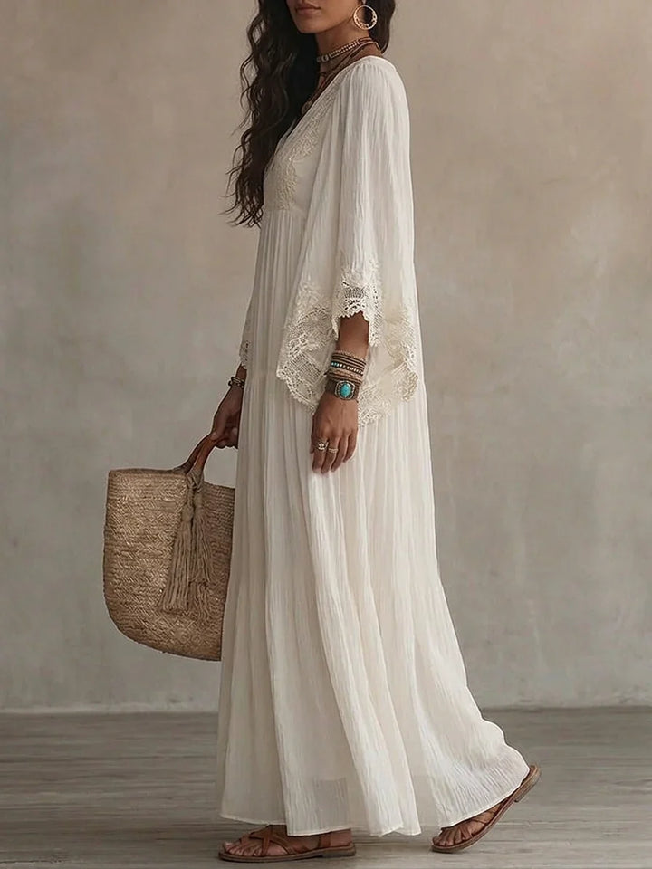 Ashcroft | Chiffon Lace Maxi Dress