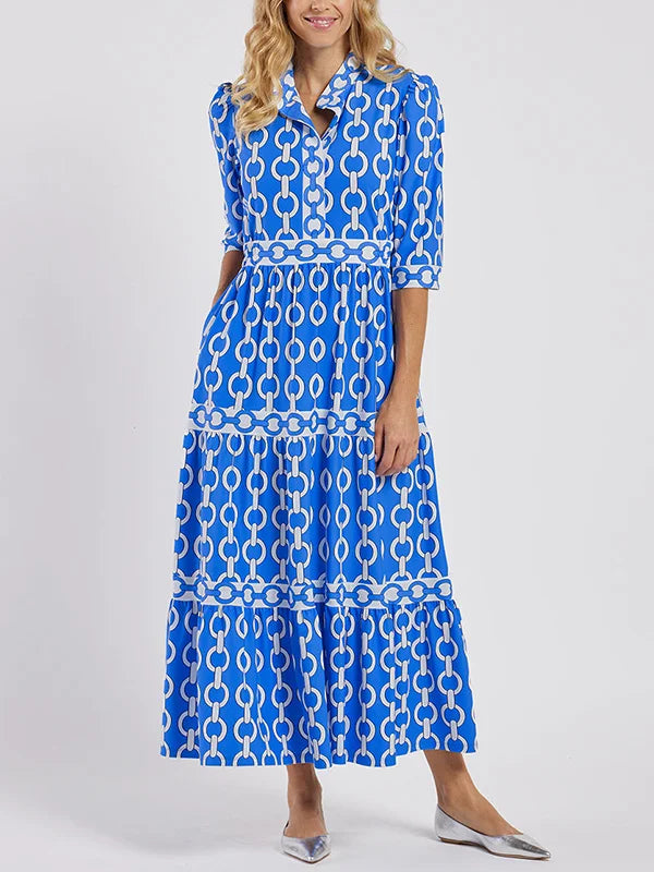 Ashcroft Chain Link Midi Dress – view 8