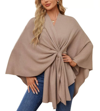 Maegan | Elegant Poncho-Style Shawl