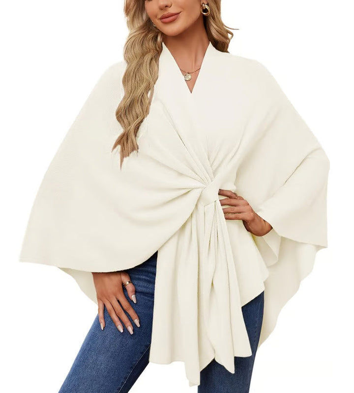 Maegan | Elegant Poncho-Style Shawl