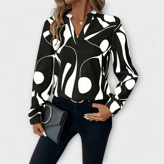 Ashcroft | Zaylith Elegant V-Neck Blouse