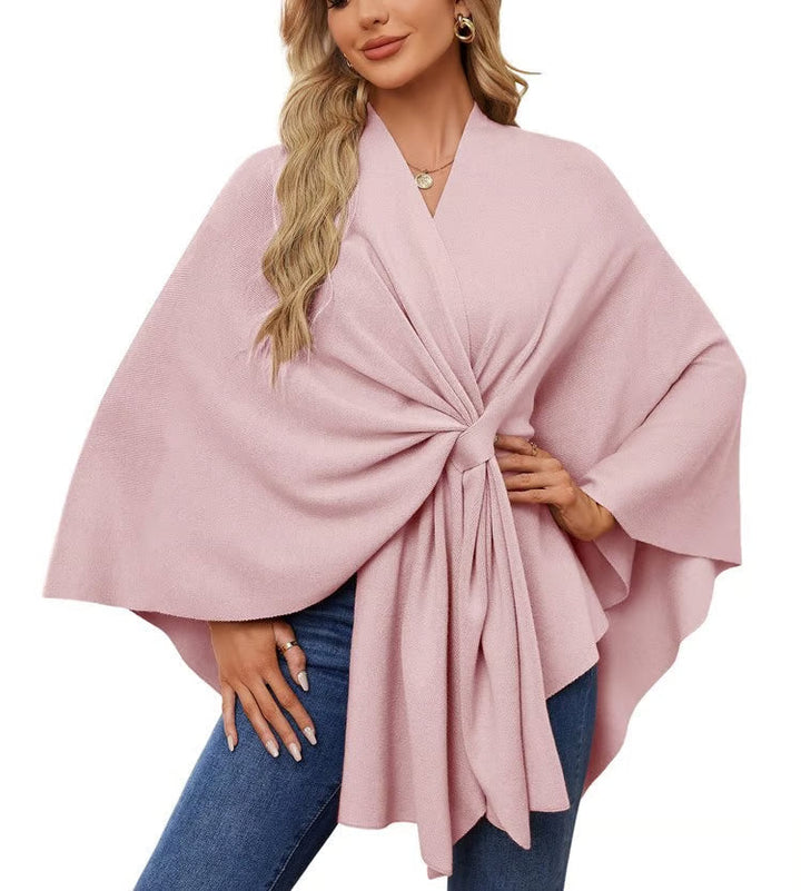 Maegan | Elegant Poncho-Style Shawl