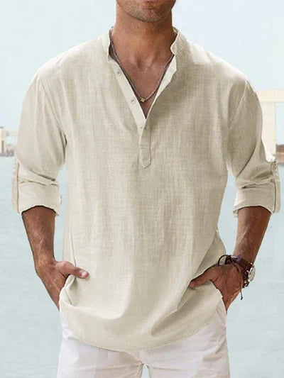 Ashcroft | Men's Breathable Linen Shirt