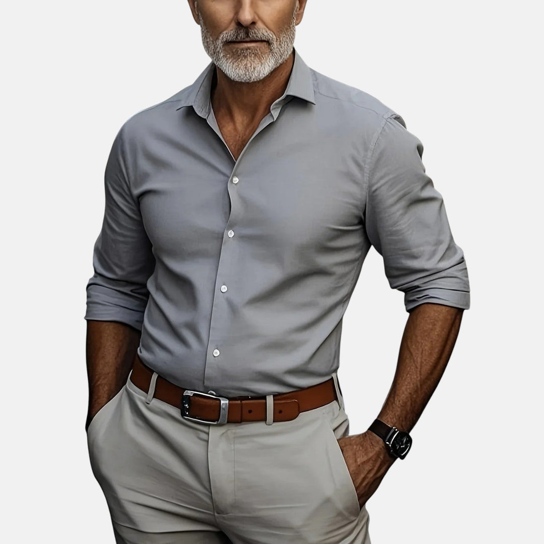 Ashcroft | Men's Slim Fit Non-Iron Business Shirt