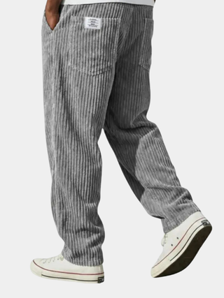 Ashcroft | Men's Corduroy Trousers with Elasticated Waist