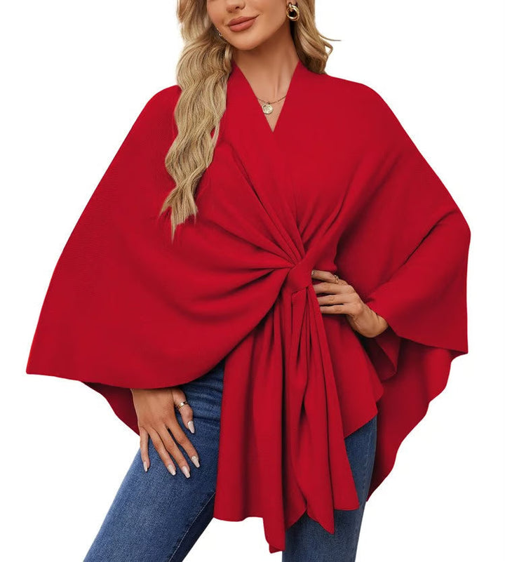 Maegan | Elegant Poncho-Style Shawl