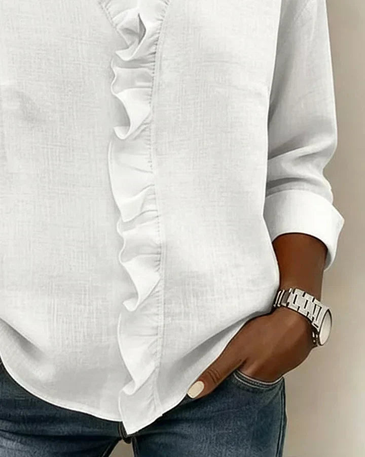 Ashcroft | Refined V-Neck Blouse