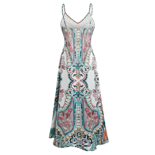 Ashcroft Flowy Floral Vacation Maxi Dress – view 7