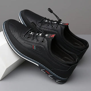 DONACCI Leather Slip-Lace Sneaker