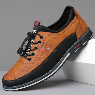DONACCI Leather Slip-Lace Sneaker