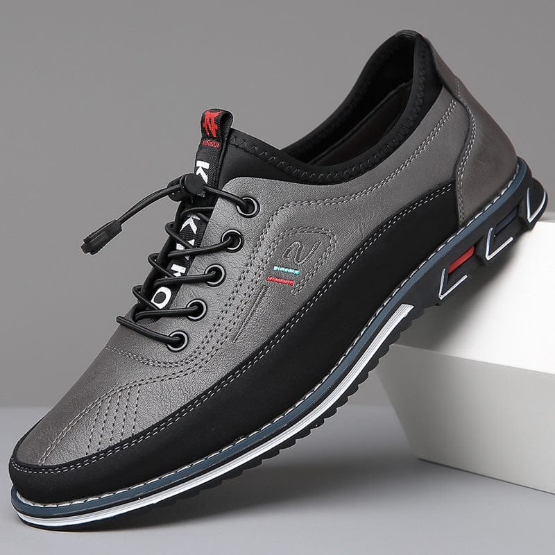 DONACCI Leather Slip-Lace Sneaker