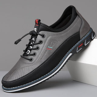 DONACCI Leather Slip-Lace Sneaker