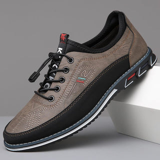 DONACCI Leather Slip-Lace Sneaker