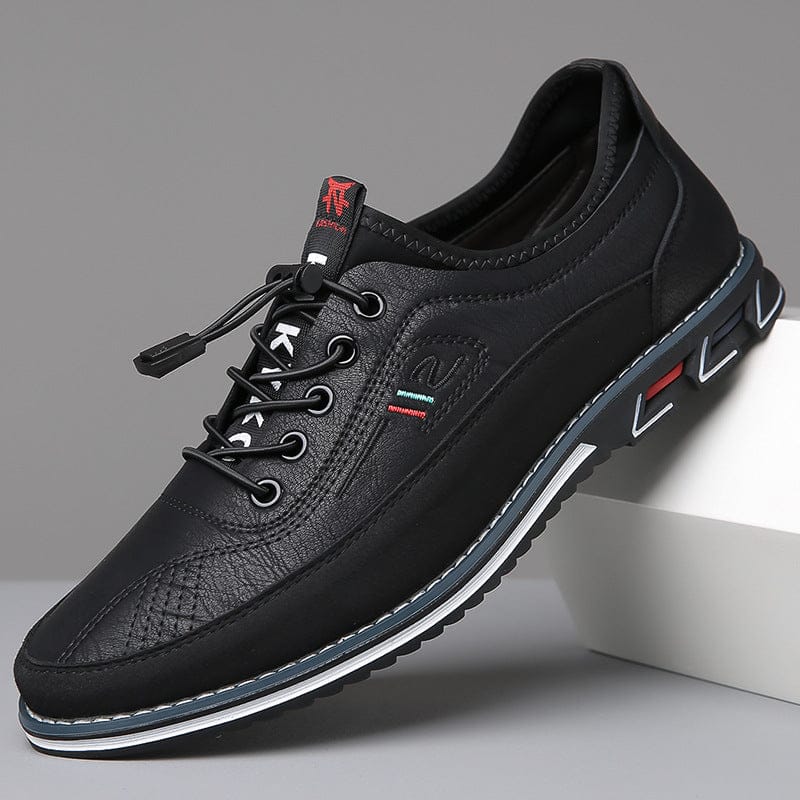 DONACCI Leather Slip-Lace Sneaker
