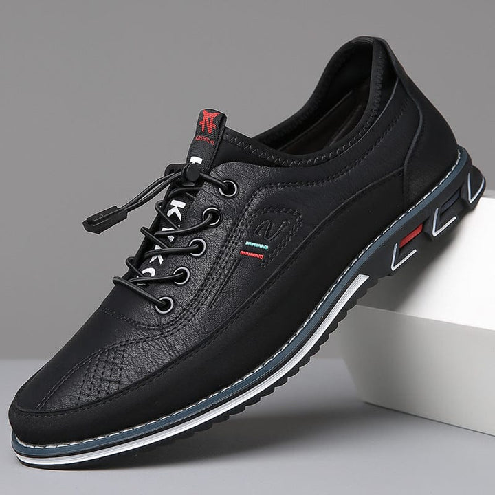 DONACCI Leather Slip-Lace Sneaker