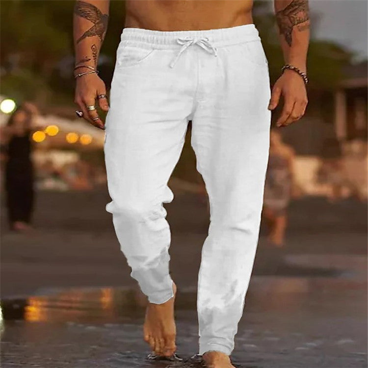 Ashcroft | Men's Relaxed Cotton Beach Trousers
