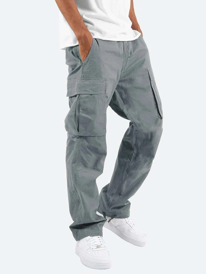 Ashcroft | Men's Wide-Leg Cargo Utility Trousers
