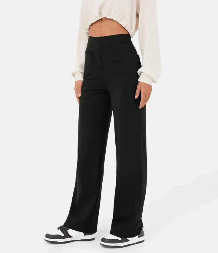 Ashcroft | High-Waisted Stretch Trousers