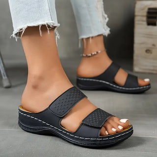 Ashcroft | Cushioned Comfort Slide Sandals