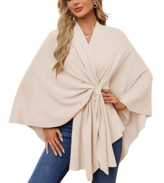 Maegan | Elegant Poncho-Style Shawl