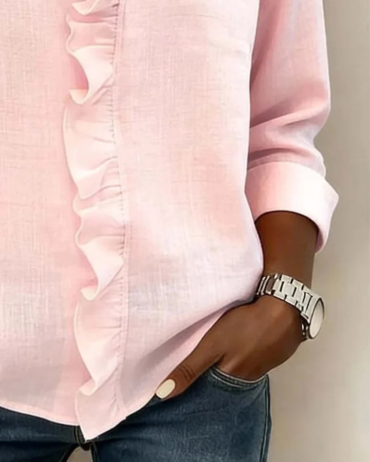 Ashcroft | Refined V-Neck Blouse