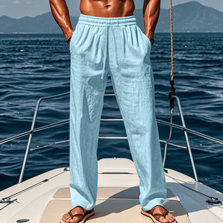 Ashcroft | Breathable Cotton Relaxed Casual Joggers