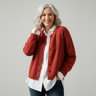 Lavinia | Relaxed Button-Up Cardigan