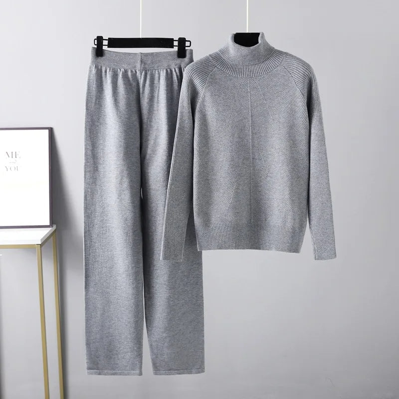 Cazel | Cable Knit Lounge Two-Piece Set