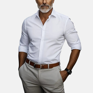 Ashcroft | Men's Slim Fit Non-Iron Business Shirt