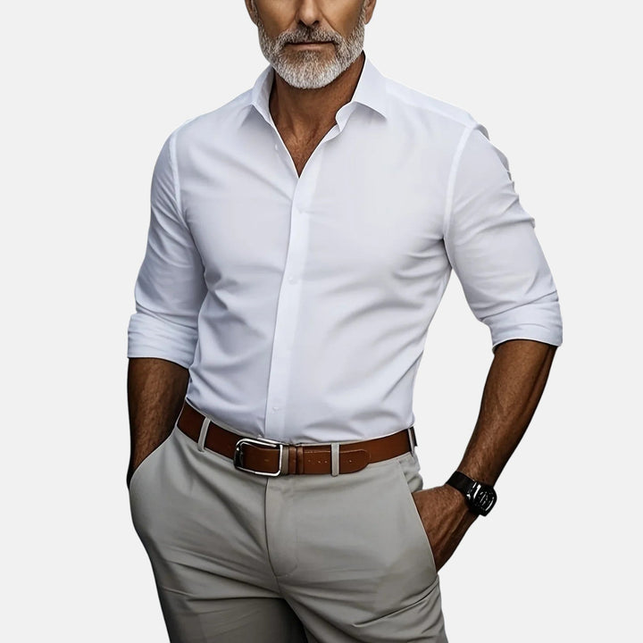 Ashcroft | Men's Slim Fit Non-Iron Business Shirt