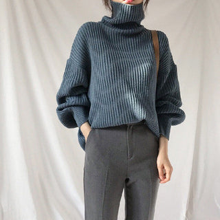 Cazel | Luxe Roll-Neck Jumper with Balloon Sleeves