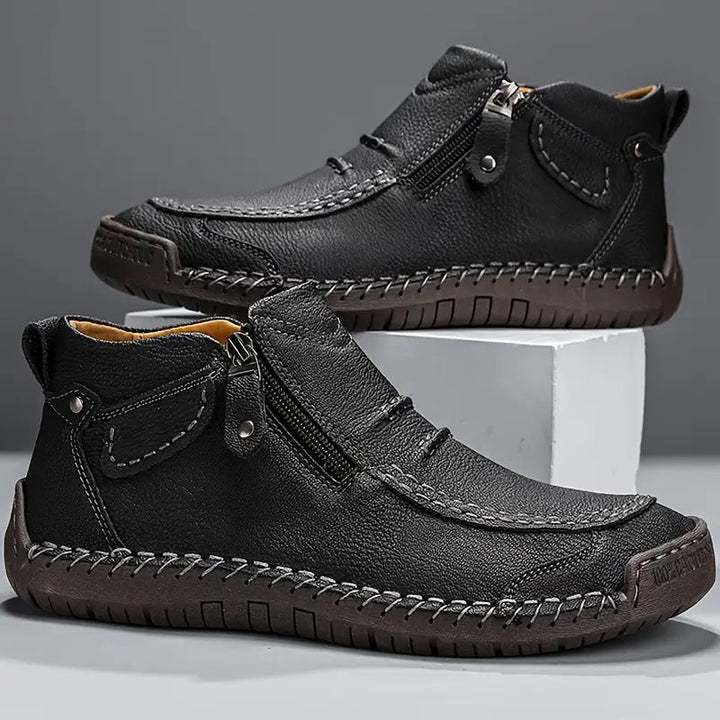 Ashcroft | Elegant Men's Zip-Up Shoes