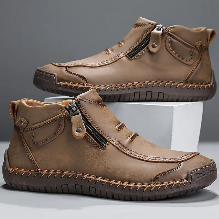 Ashcroft | Elegant Men's Zip-Up Shoes