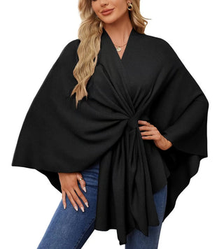 Maegan | Elegant Poncho-Style Shawl