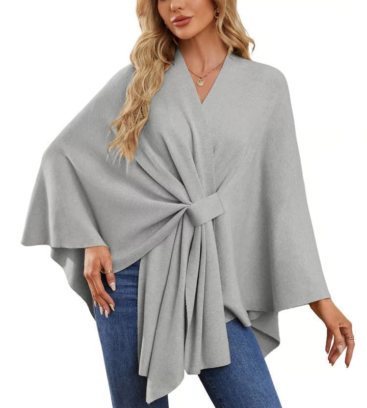 Maegan | Elegant Poncho-Style Shawl